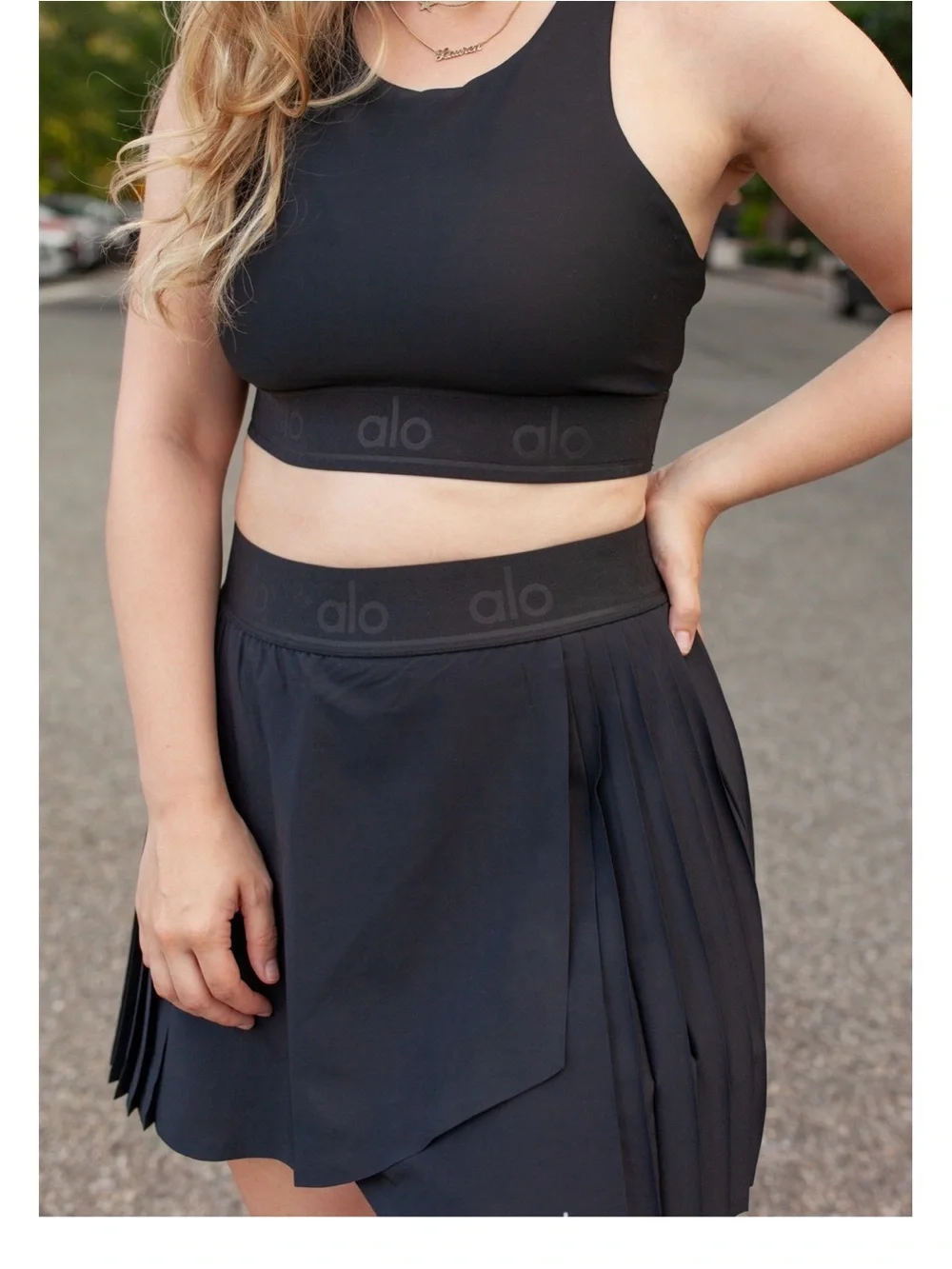 *RARE* ALO Yoga Varsity Tennis Skirt